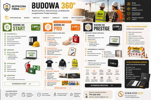 Budowa 360 - pakiety dla branży budowlanej Budowa 360 - pakiety dla branży budowlanej