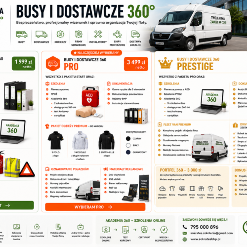 BUSY I DOSTAWCZE 360° - oferta transportowa BUSY I DOSTAWCZE 360° - oferta transportowa